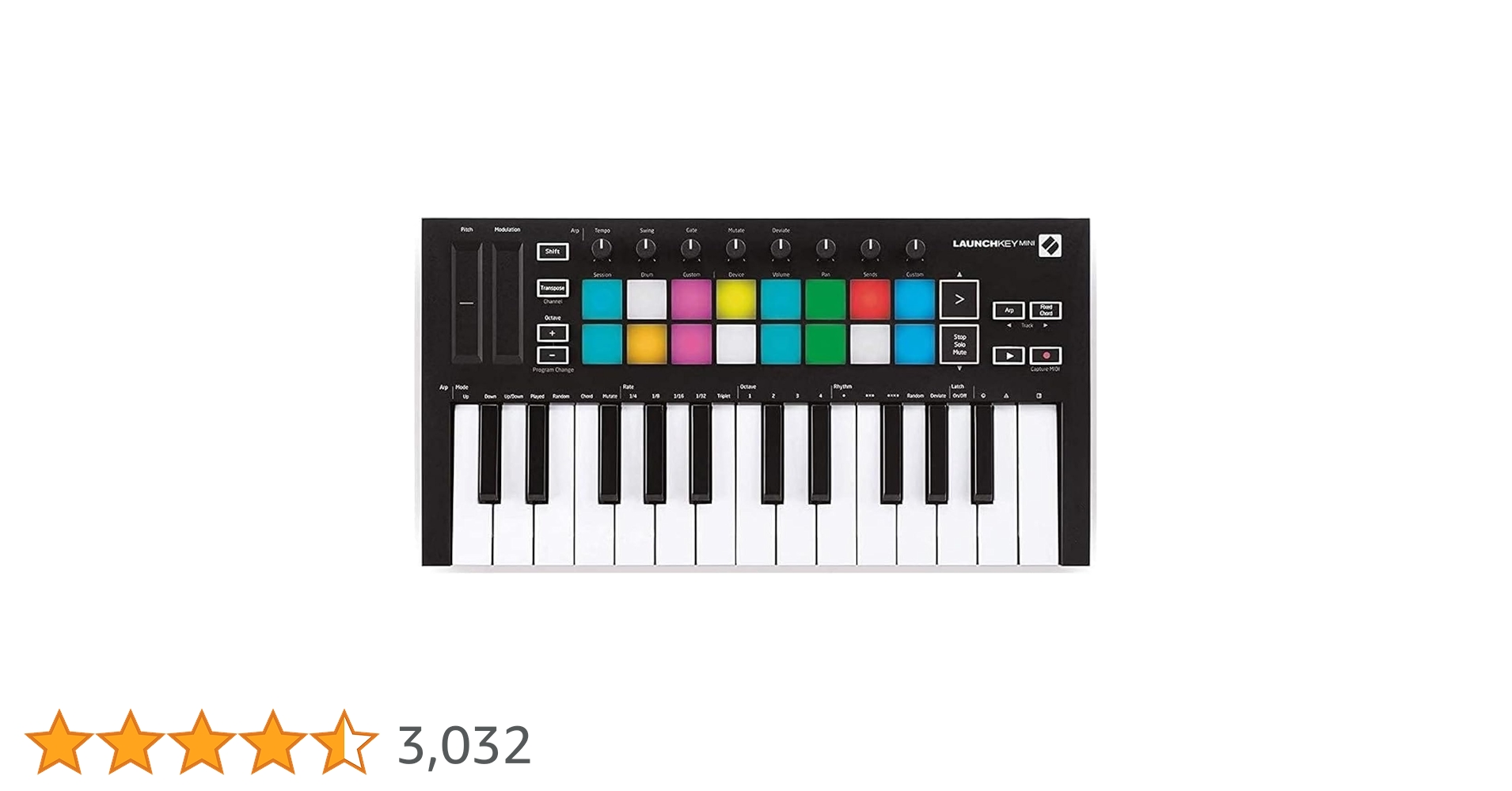 Amazon | novation LAUNCHKEY MINI MK3 MIDIキーボード コントローラー